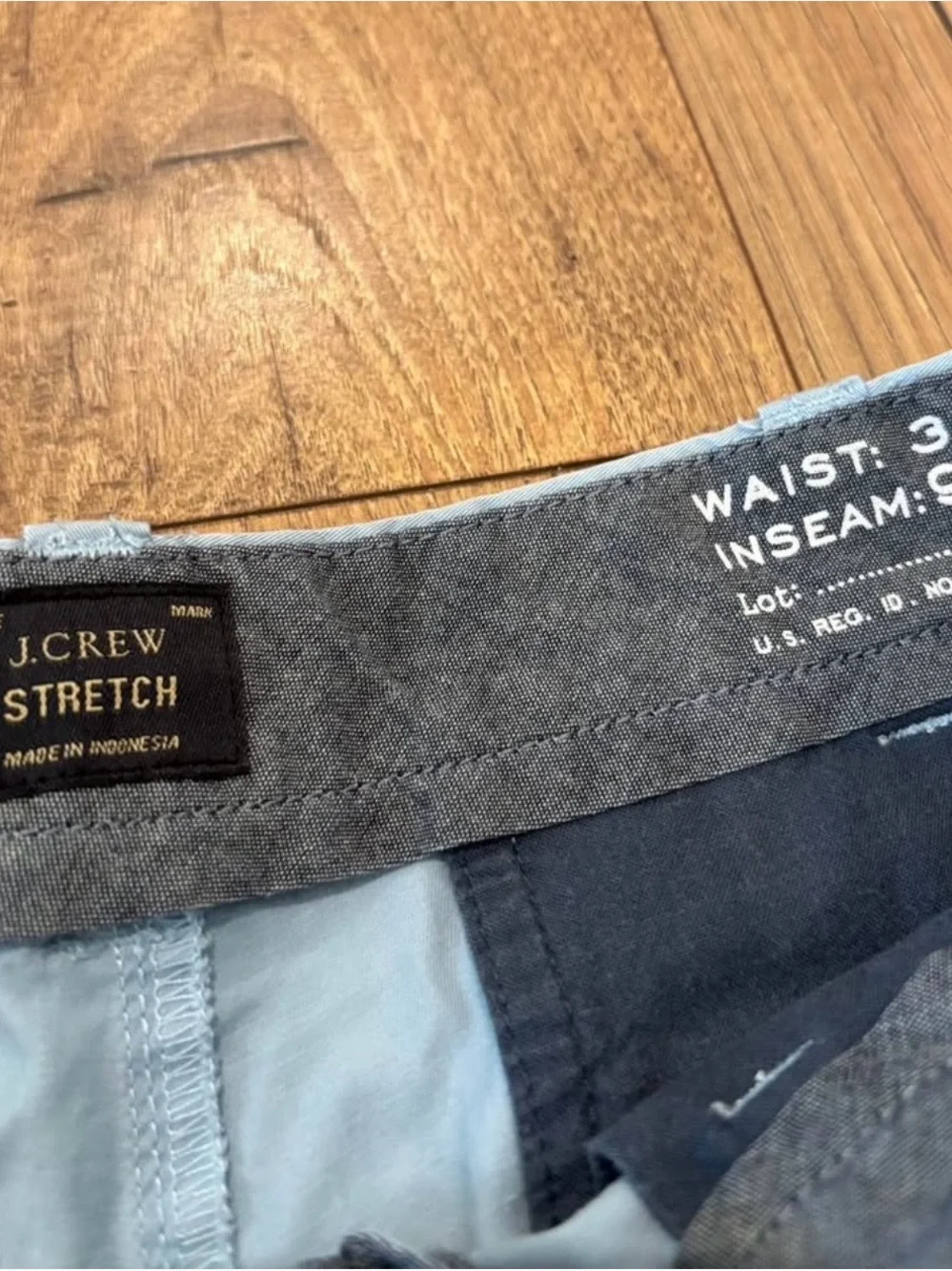 J. Crew Men’s Light Blue Flat Front Chino Shorts